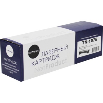 Тонер-картридж NetProduct (N-TN-1075) для Brother HL-1010R/<wbr>1112R/<wbr>DCP-1510R/<wbr>MFC-1810R, 1K - Metoo (1)