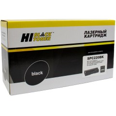 Картридж Hi-Black (HB-SPC220Bk) для Ricoh Aficio SPC220DN/<wbr>C221DN/<wbr>C222SF/<wbr>C240DN, Bk, 2K