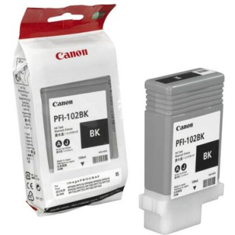 Картридж PFI-102BK Canon iPF500/ iPF600/<wbr>iPF610/<wbr>iPF700, 130мл (O) Black 0895B001 - Metoo (1)