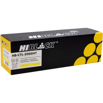Картридж Hi-Black (HB-CTL-2000HY) для Pantum CP2200DW/CP2200DN/CM2200FDW/CM2200FDN, Y, 3,5K в Metoo.kz - Metoo (1)