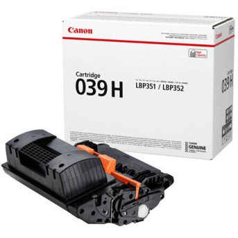 Тонер-картридж 039H BK Canon i-SENSYS LBP-351, LBP-352 25К (О) чёрный 0288C001 - Metoo (1)