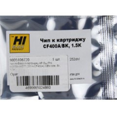 Чип Hi-Black к картриджу HP CLJ Pro M252dw/<wbr>M277 (CF400A) OEM size, Bk, 1,5K