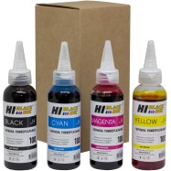 Комплект универсальных чернил Hi-Black для HP (тип H), на водной основе, 4 цвета