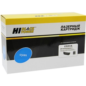 Картридж Hi-Black (HB-CE251A) для HP CLJ CP3525/<wbr>CM3530, Восстановленный, C, 7K - Metoo (1)