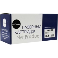 Тонер-картридж NetProduct (N-TK-3160) для Kyocera P3045dn/<wbr>P3050dn/<wbr>P3055dn, 12,5K, с/<wbr>ч