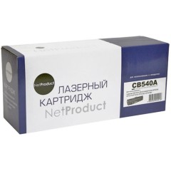 Картридж NetProduct (N-CB540A) для HP CLJ CM1300/<wbr>CM1312/<wbr>CP1210/<wbr>CP1215, Bk, 2,2K