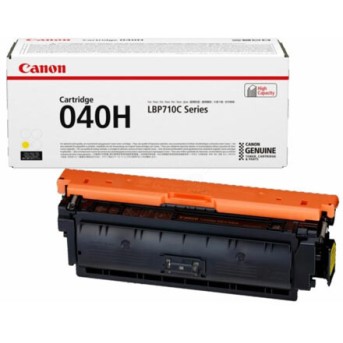 Тонер-картридж 040H Y Canon i-SENSYS LBP712Cx 10К (О) жёлтый 0455C001 - Metoo (1)