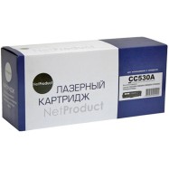 Картридж NetProduct (N-CC530A/№ 718) для HP CLJ CP2025/CM2320/Canon LBP7200, Bk, 3,5K
