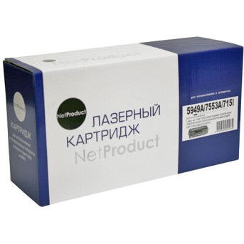 Картридж NetProduct (N-Q5949A/<wbr>Q7553A) для HP LJ 1160/<wbr>1320/<wbr>P2015/<wbr>Canon 715, Универс., 3K - Metoo (1)