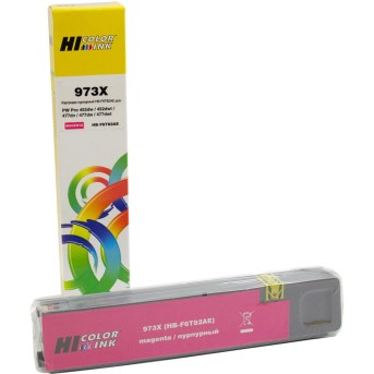 Картридж Hi-Black (F6T82AE) для HP PW Pro477dw/<wbr>452dw, 973X, M - Metoo (1)