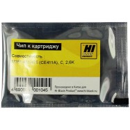 Чип Hi-Black к картриджу HP CLJ Enterprise M351/451/475 (CE411A), C, 2,6K