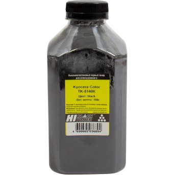 Тонер Hi-Black для Kyocera Color TK-5140K, Bk, 150 г, банка - Metoo (1)