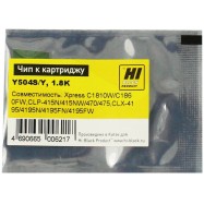 Чип Hi-Black к картриджу Samsung CLP-415/470/CLX4195 (CLT504), Y, 1,8K