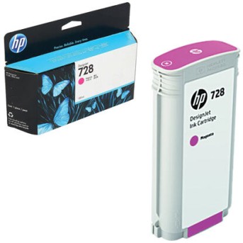 Картридж 728 для HP DJ T730/<wbr>T830, 130ml (O) Magenta F9J66A - Metoo (1)