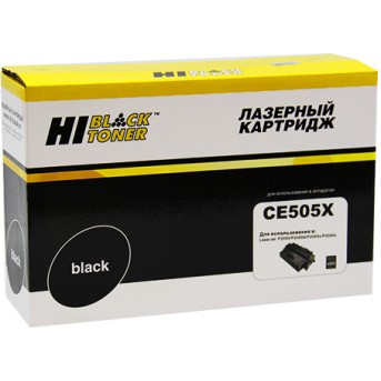 Картридж Hi-Black (HB-CE505X) для HP LJ P2055/<wbr>P2050/<wbr>Canon №719H, 6,5K - Metoo (1)
