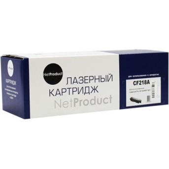 Тонер-картридж NetProduct (N-CF218A) для HP LJ Pro M104/<wbr>MFP M132, 1,4K, с чипом - Metoo (1)