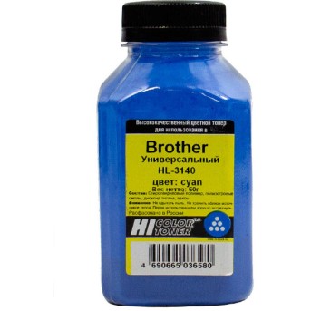 Тонер Hi-Black Универсальный для Brother HL-3140, C, 50 г, банка - Metoo (1)