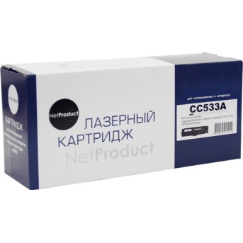 Картридж NetProduct (N-CC533A/<wbr>№ 718) для HP CLJ CP2025/<wbr>CM2320/<wbr>Canon LBP7200, M, 2,8K - Metoo (1)