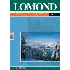 Фотобумага Lomond матовая односторонняя (0102037), A4, 180 г/<wbr>м2, 25 л.