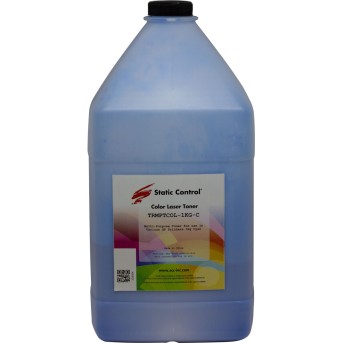 Тонер Static Control Универсальный для HP CLJ CP1515/ Canon MF-8330, C, 1 кг, флакон в Metoo.kz - Metoo (1)