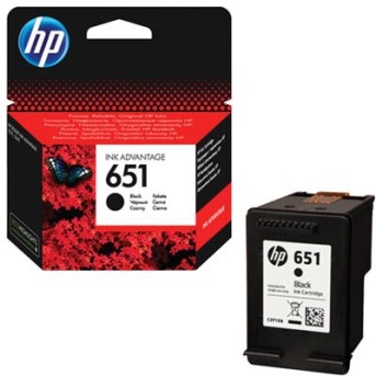 Картридж 651 для HP DJ 5645, 0,6К (O) C2P10AE, BK - Metoo (1)