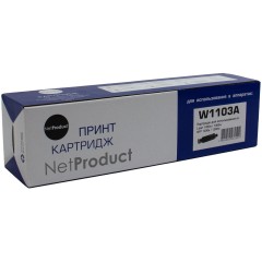 Тонер-картридж NetProduct (N-W1103A) для HP Neverstop Laser 1000a/<wbr>1000w/<wbr>1200a/<wbr>1200w, 2,5K (с чипом)