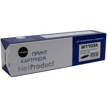 Тонер-картридж NetProduct (N-W1103A) для HP Neverstop Laser 1000a/<wbr>1000w/<wbr>1200a/<wbr>1200w, 2,5K (с чипом) - Metoo (1)