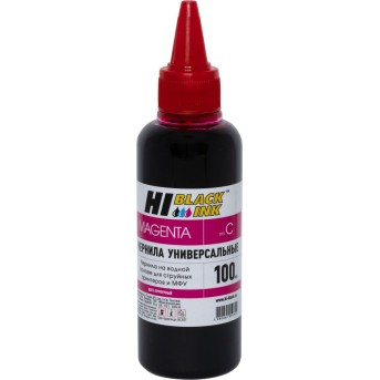 Чернила Hi-Black Универсальные для Canon (Тип C-V1), M, 0,1 л. - Metoo (1)
