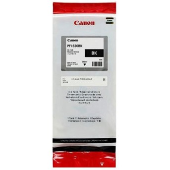 Картридж PFI-320BK Canon TM-200/<wbr>205/<wbr>300/<wbr>305,300 мл (О) black 2890C001 - Metoo (1)