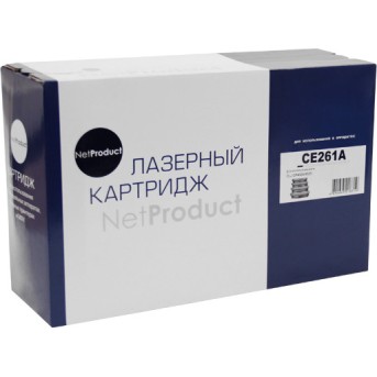 Картридж NetProduct (N-CE261A) для HP CLJ CP4025/<wbr>4525, Восстановленный, C, 11K - Metoo (1)