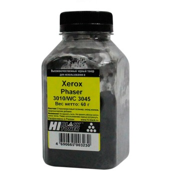 Тонер Hi-Black для Xerox Phaser 3010/<wbr>WC 3045, Bk, 60 г, банка - Metoo (1)
