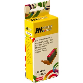 Картридж Hi-Black (HB-CLI-521M) для Canon PIXMA iP3600/<wbr>iP4600/<wbr>MP540, M - Metoo (1)