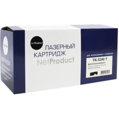 Тонер-картридж NetProduct (N-TK-5240Y) для Kyocera P5026cdn/<wbr>M5526cdn, Y, 3K