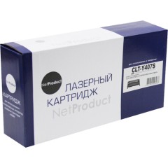 Тонер-картридж NetProduct (N-CLT-Y407S) для Samsung CLP-320/<wbr>320n/<wbr>325/<wbr>CLX-3185, Y, 1K