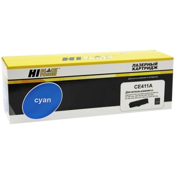 Картридж Hi-Black (HB-CE411A) для HP CLJ Pro300 Color M351/<wbr>M375/<wbr>Pro400 M451/<wbr>M475, C, 2,6K - Metoo (1)