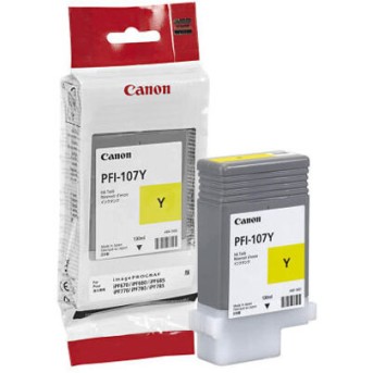 Картридж PFI-107Y Canon iPF680/<wbr>685/<wbr>780/<wbr>785, 130ml (О) жёлтый 6708B001 - Metoo (1)