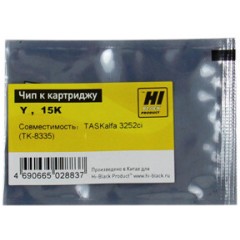 Чип Hi-Black к картриджу Kyocera TASKalfa 3252ci (TK-8335), Y, 15K
