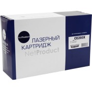 Картридж NetProduct (N-CE260X) для HP CLJ CP4025/4525, Восстановленный, Bk, 17K