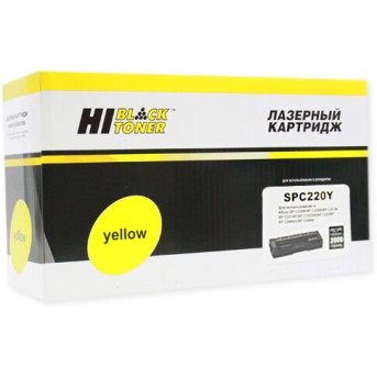 Картридж Hi-Black (HB-SPC220Y) для Ricoh Aficio SPC220DN/<wbr>C221DN/<wbr>C222SF/<wbr>C240DN, Y, 2K - Metoo (1)