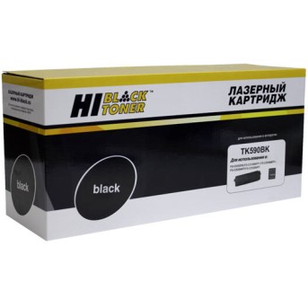 Тонер-картридж Hi-Black (HB-TK-590Bk) для Kyocera FS-C5250DN/<wbr>C2626MFP, Bk, 7K - Metoo (1)
