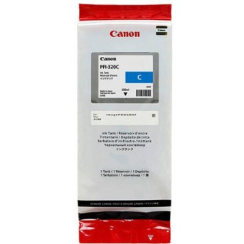 Картридж PFI-320C Canon TM-200/<wbr>205/<wbr>300/<wbr>305, 300 мл (О) cyan 2891C001 - Metoo (1)