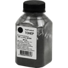 Тонер NetProduct для HP LJ Pro M104/<wbr>M132, Bk, 70 г, банка