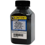 Тонер Content для HP CLJ CP1215/CM1312/Pro 200 M251/mfp M276, Тип 1.2, Bk, 55 г, банка
