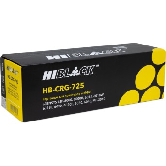 Картридж Hi-Black (HB-№725) для Canon LBP-6000/6018/6020/6030/MF3010, 1,6K в Metoo.kz - Metoo (1)