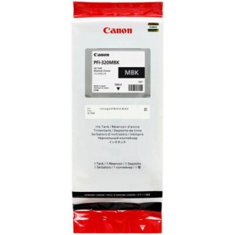 Картридж PFI-320MBK Canon TM-200/<wbr>205/<wbr>300/<wbr>305, 300 мл (О) matte black 2889C001 - Metoo (1)