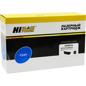 Картридж Hi-Black (HB-CE401A) для HP LJ Enterprise 500 color M551n/<wbr>M575dn, C, 6K - Metoo (1)