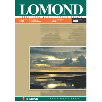 Фотобумага Lomond матовая односторонняя (0102003), A4, 120 г/<wbr>м2, 100 л. - Metoo (1)