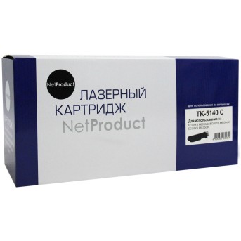 Тонер-картридж NetProduct (N-TK-5140C) для Kyocera ECOSYS M6030cdn/<wbr>M6530cdn, C, 5K - Metoo (1)