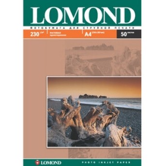 Фотобумага Lomond матовая односторонняя (0102016), A4, 230 г/<wbr>м2, 50 л. - Metoo (1)