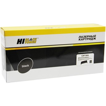 Картридж Hi-Black (HB-C9730A) для HP CLJ 5500/<wbr>5550, Восстановленный, Bk, 13K - Metoo (1)